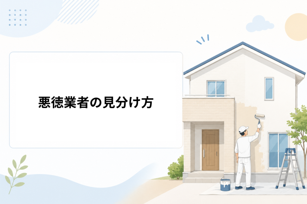 悪徳業者の見分け方