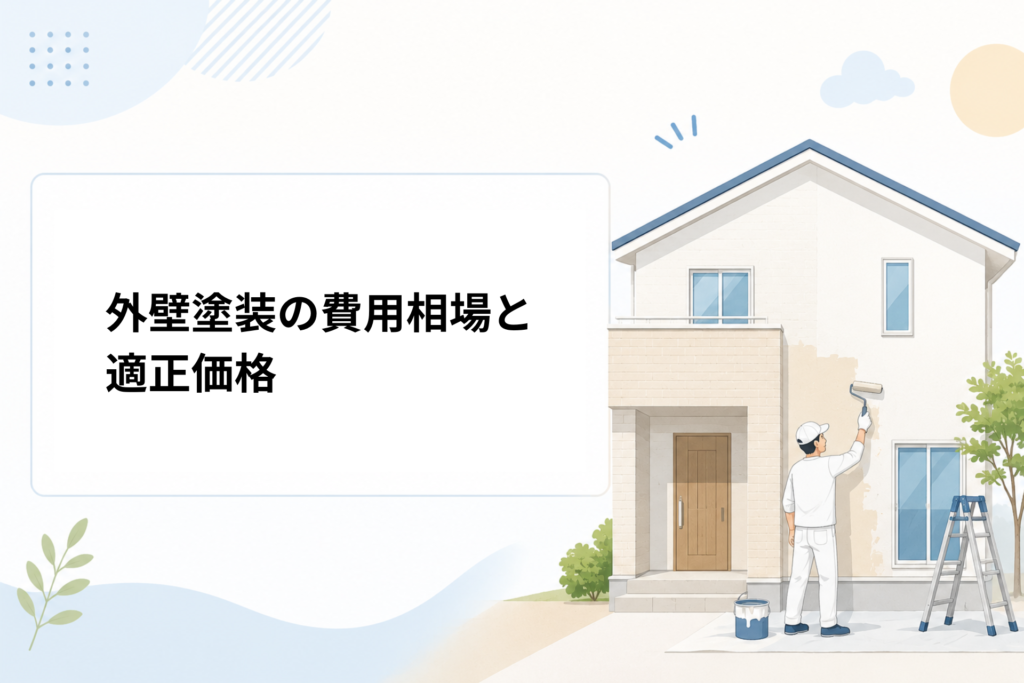 外壁塗装 費用相場と適正価格