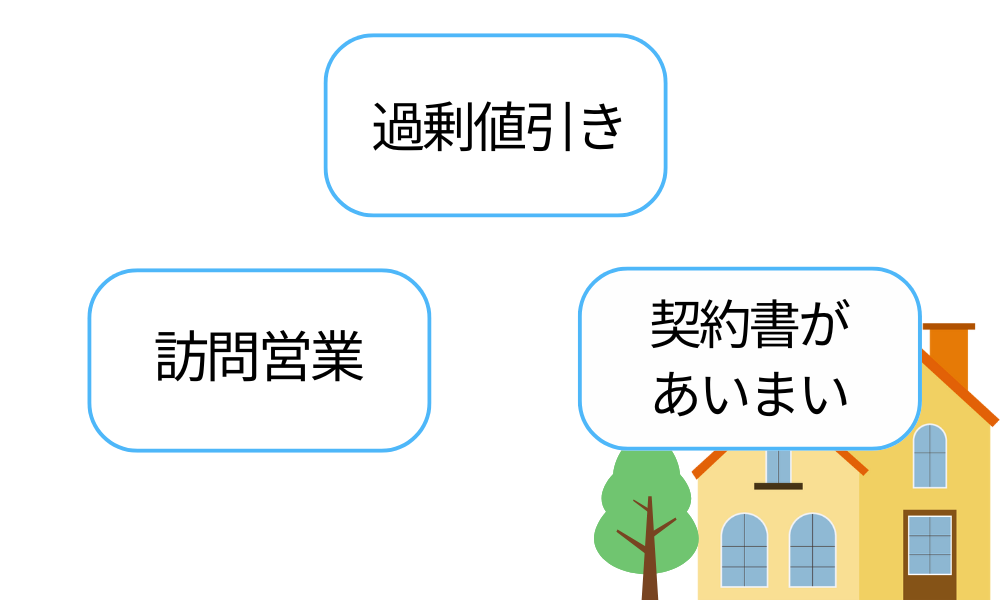悪質業者の特徴図解