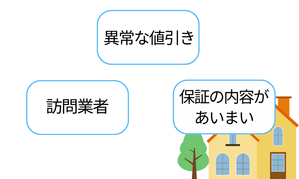 悪質業者の見分け方図