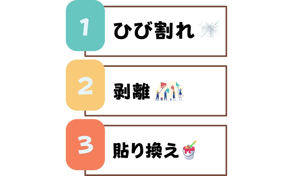 業者に任せるべき大規模な修理図解