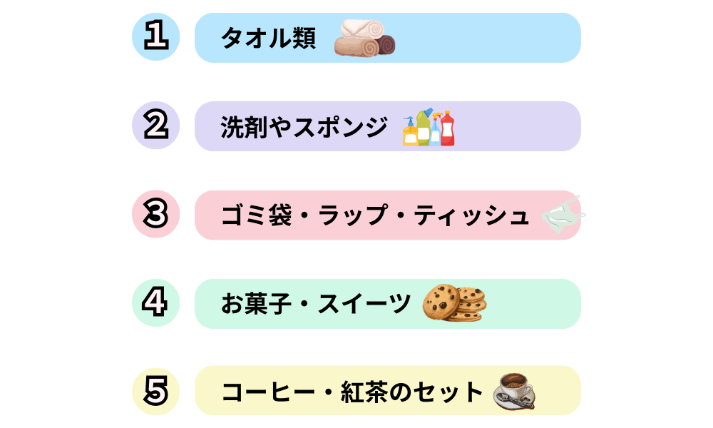 外壁塗装の近所挨拶でおすすめの品物(手土産)5選