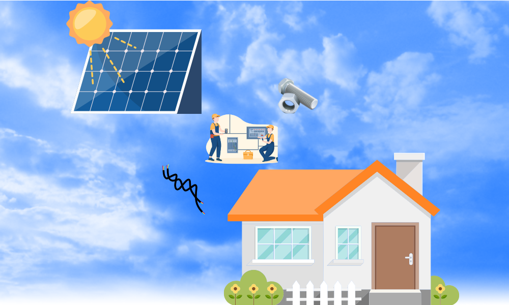 屋根に設置する太陽光パネル