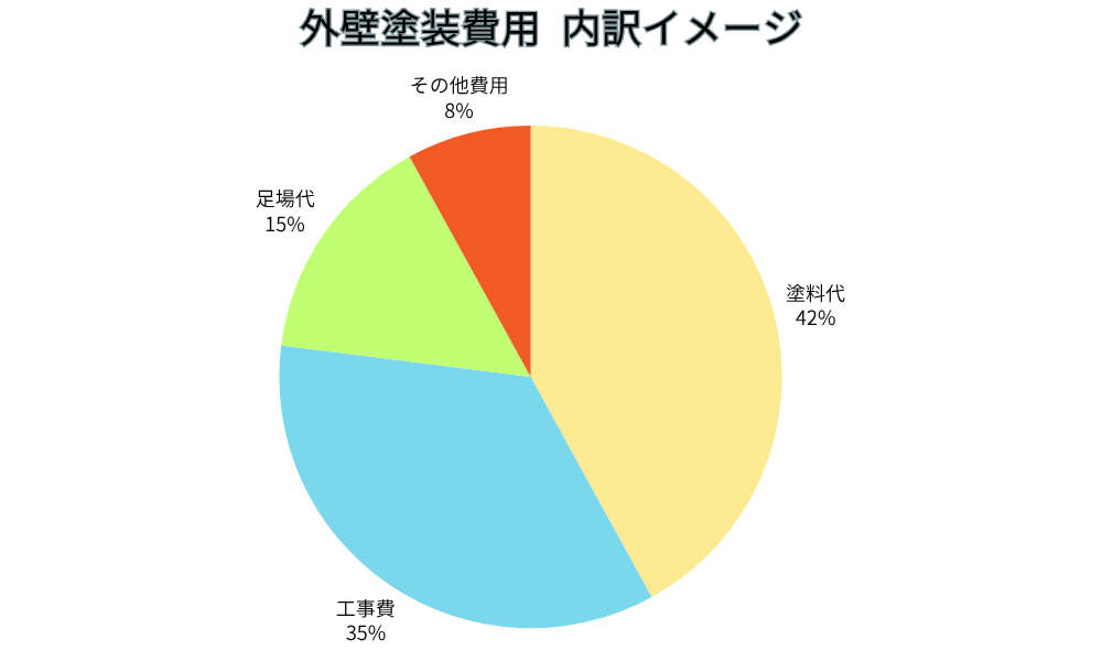 外壁塗装にかかるその他の費用相場内訳