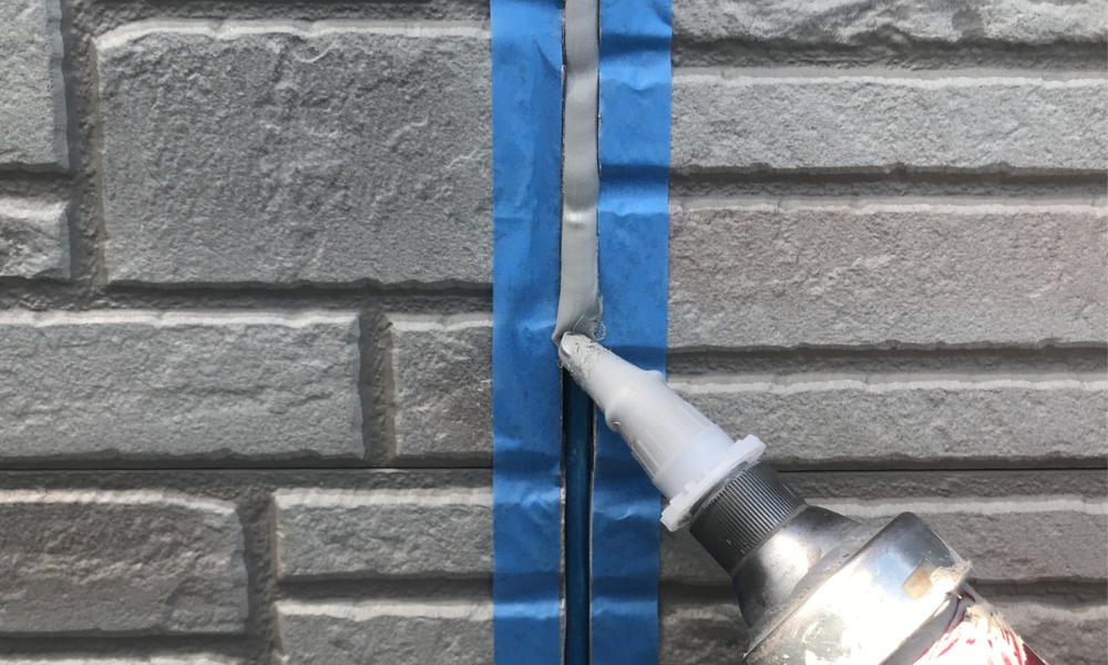 外壁コーキングの補修