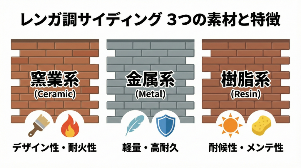 外壁に使えるレンガ調サイディングの種類と貼り方