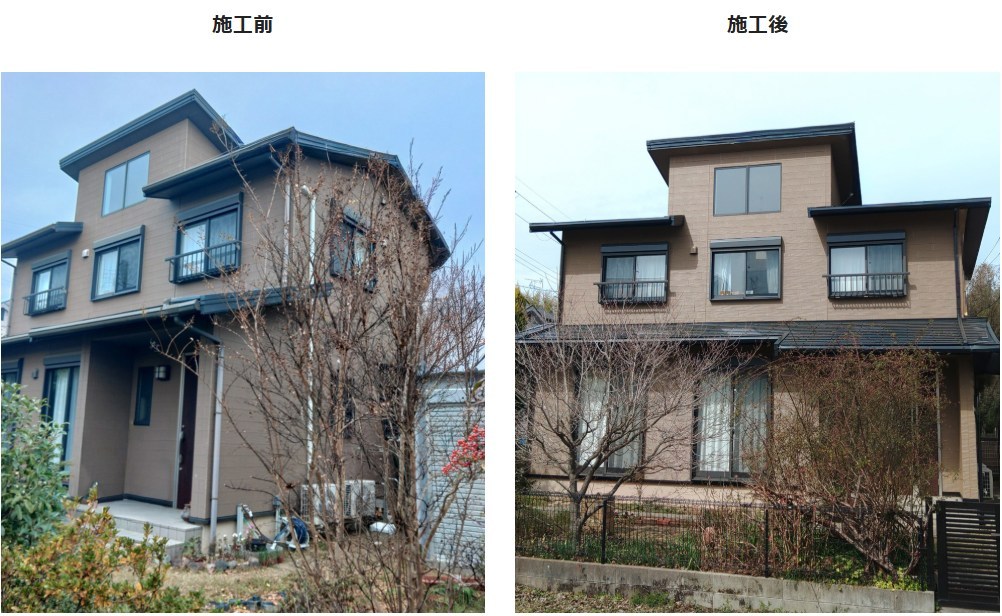 丸岡塗装店（京都府京田辺市三山木）の施工事例