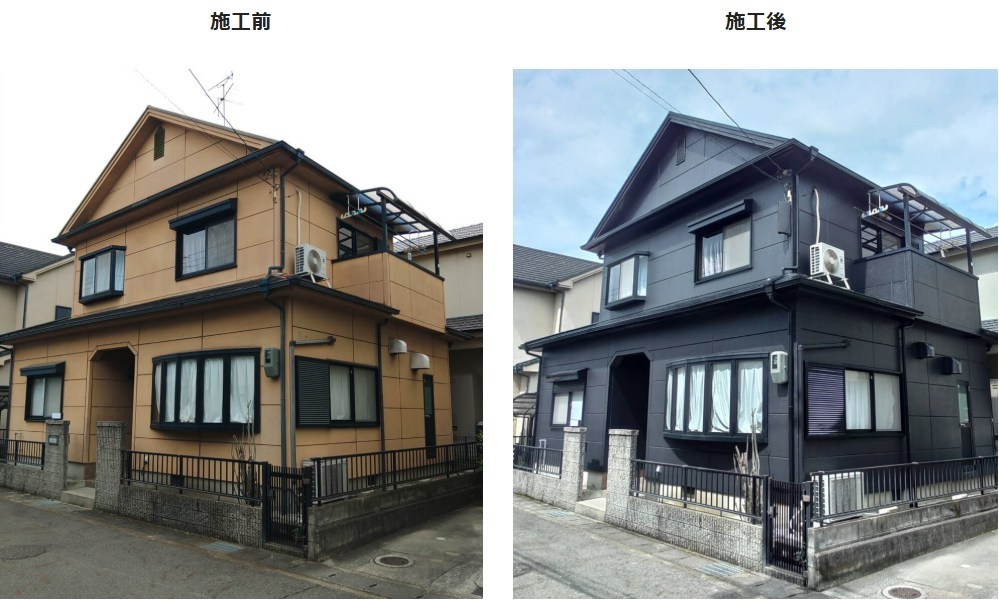 丸岡塗装店（京都府京田辺市三山木）の施工事例