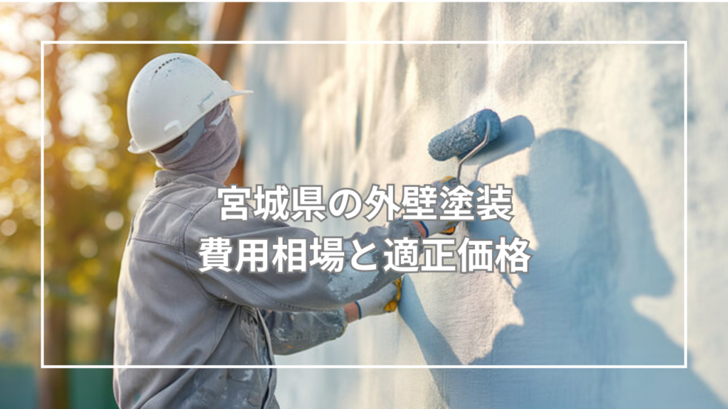 宮城県の外壁塗装 費用相場と適正価格