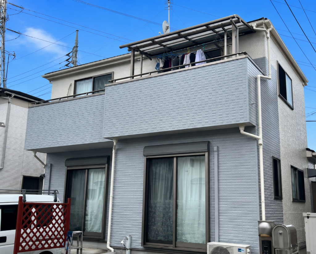 ミツア建装による上尾市C様邸の外壁・屋根塗装後