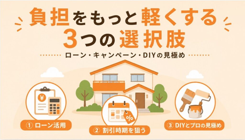 【さらに安く】助成金が使えない方向け｜外壁塗装の負担をもっと軽くする方法