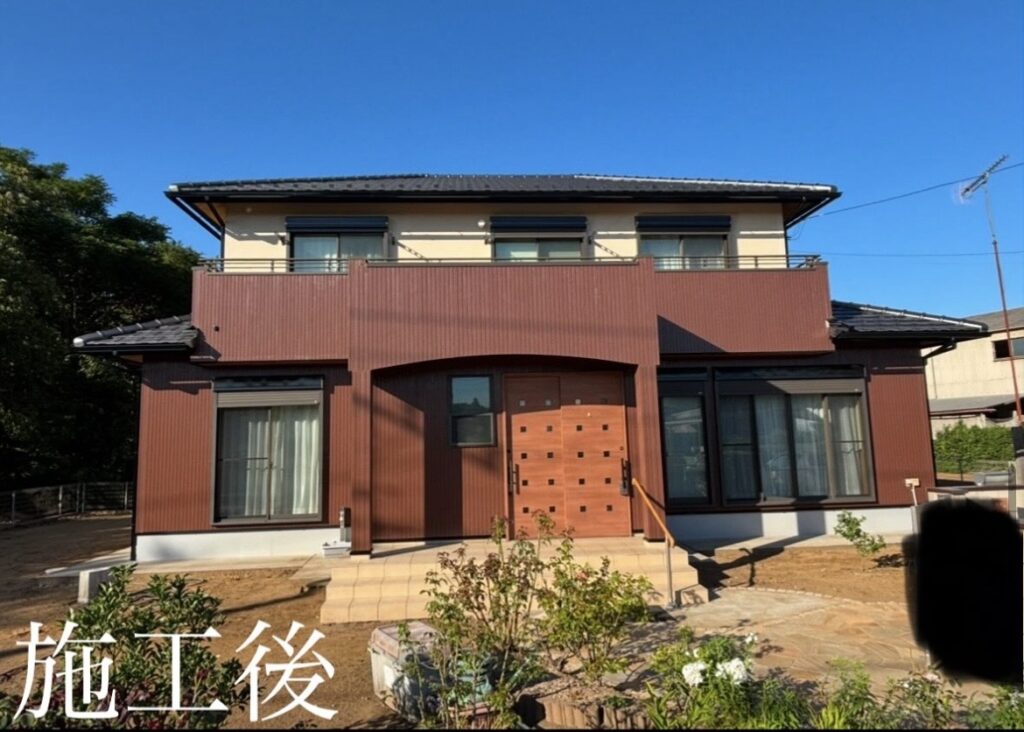 阿見町 M様邸の屋根・外壁塗装の施工事例
