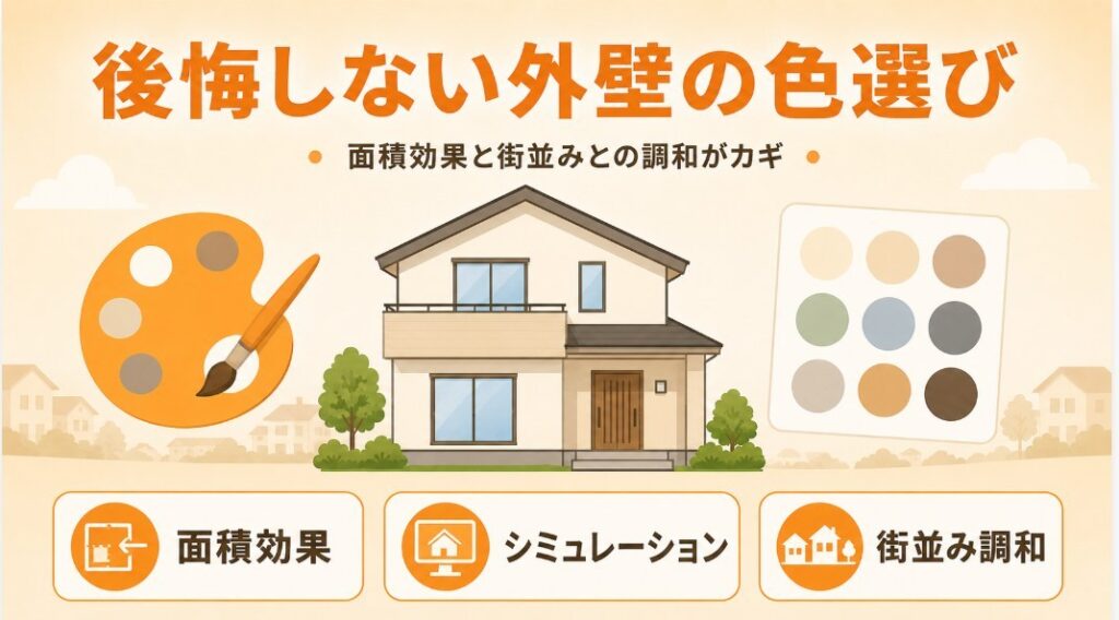 戸建て住宅が多い筑西市で失敗しない色選び・デザインの考え方