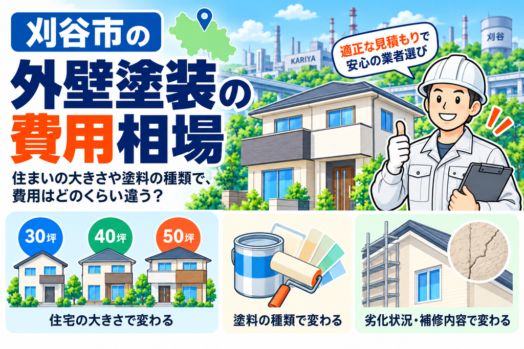 刈谷市の外壁塗装の費用相場
