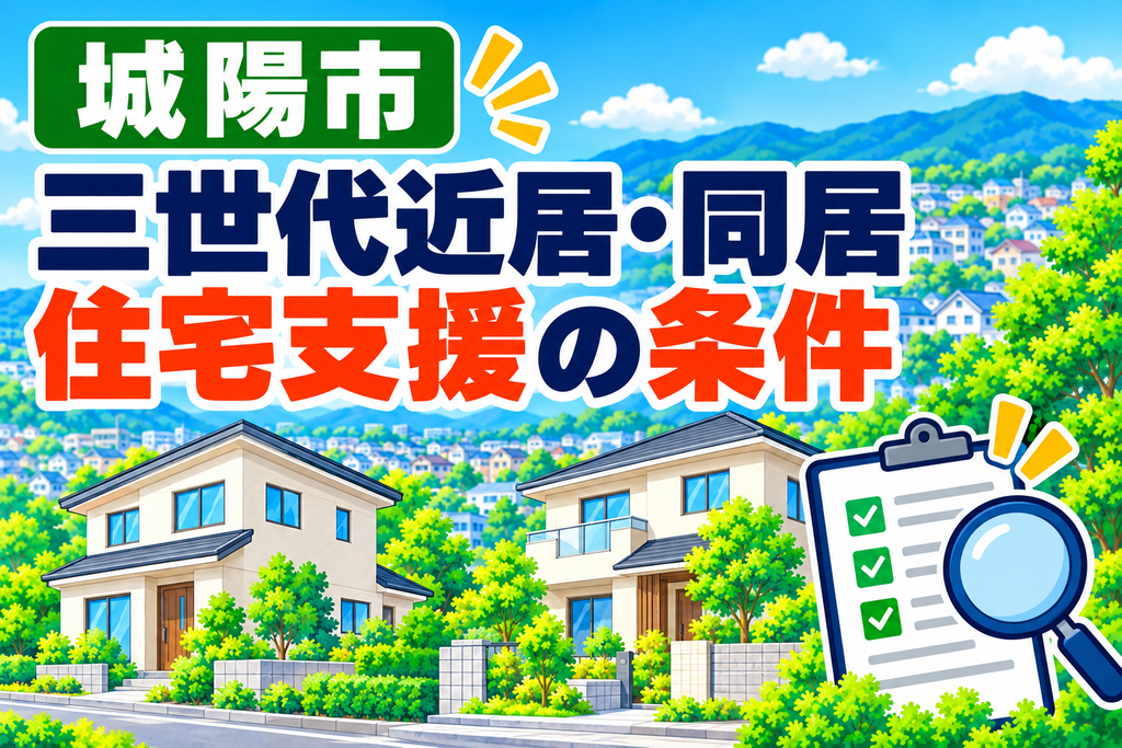 城陽市の三世代住宅支援の条件