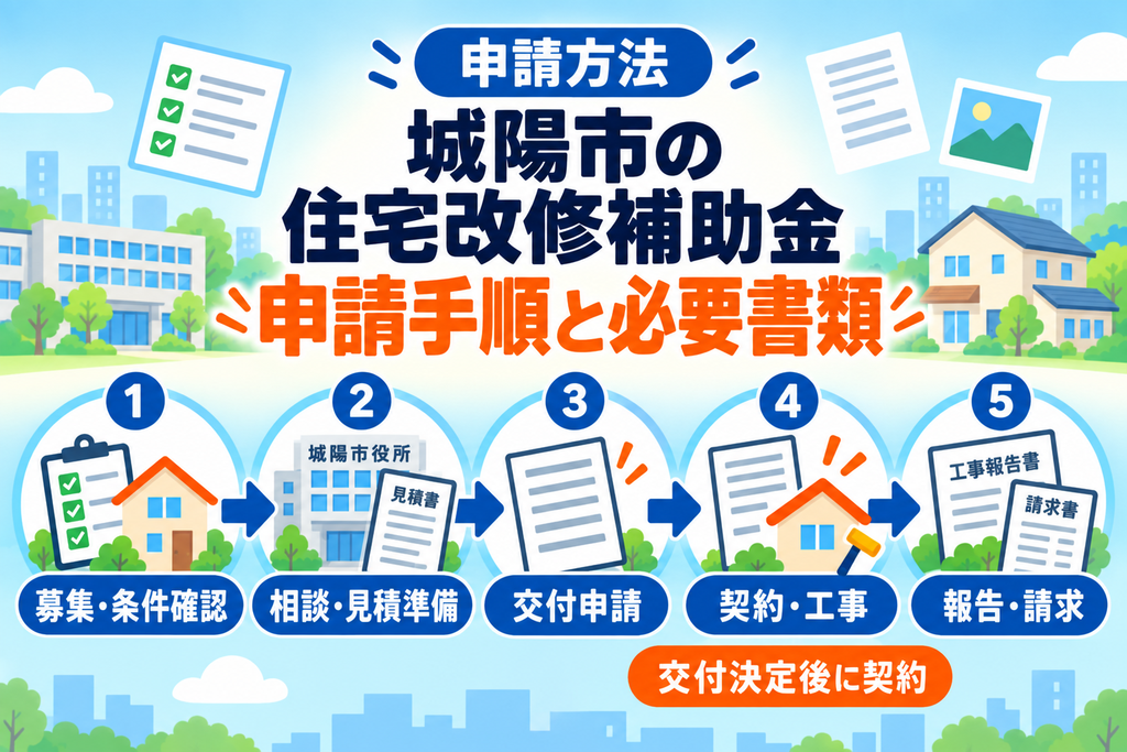 住宅改修補助金の申請手順と必要書類